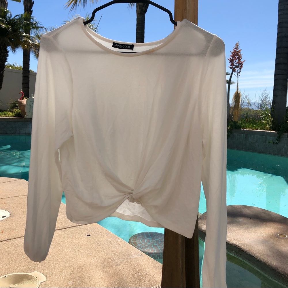 Knot Front Crop Top